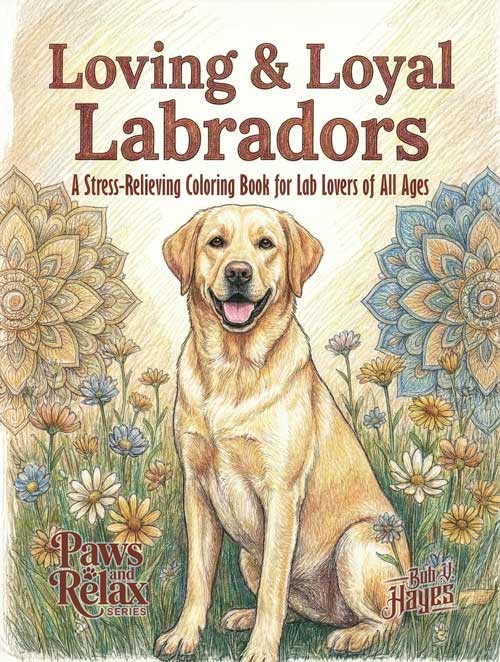 Loving and Loyal Labradors Coloring Book