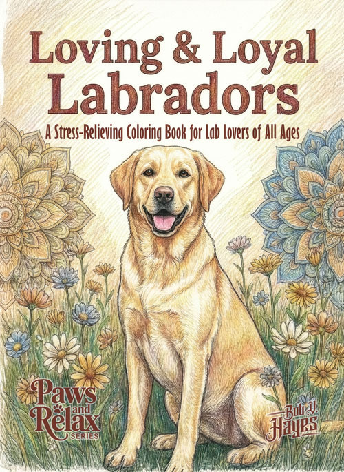 Loving and Loyal Labradors Coloring Book