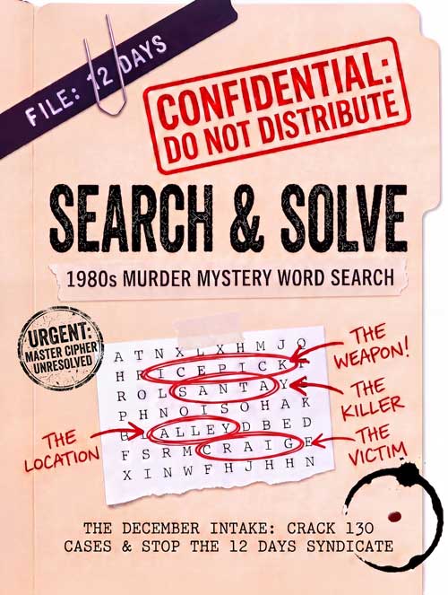 Bayside Precinct 9 Word Searches -12 Days Killer Cover